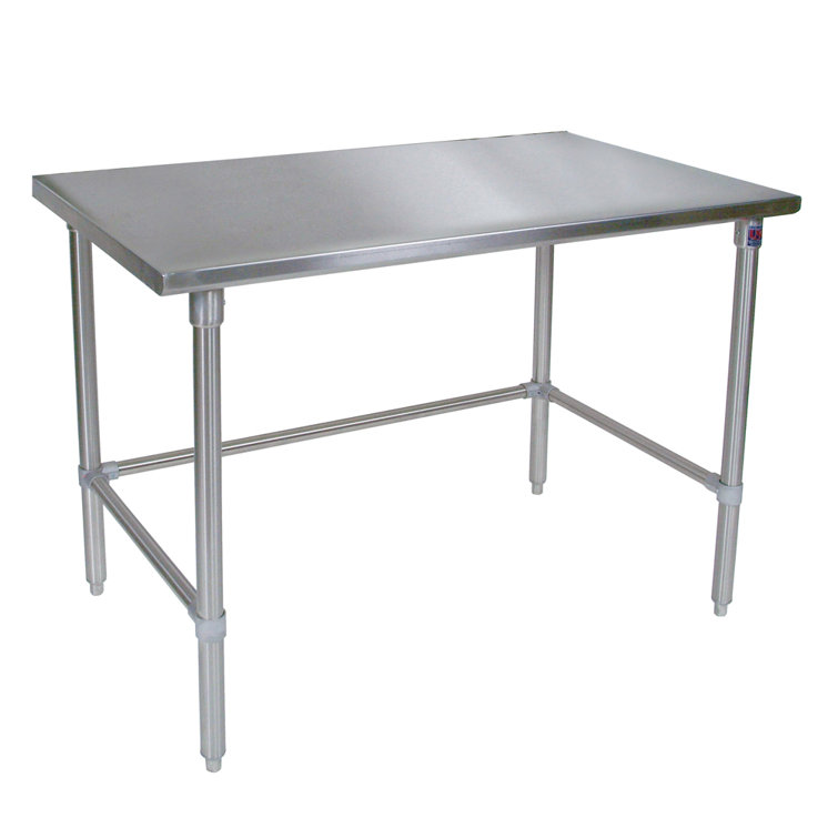 36" Stainless Steel Commercial Work Table with Adjustable Legs