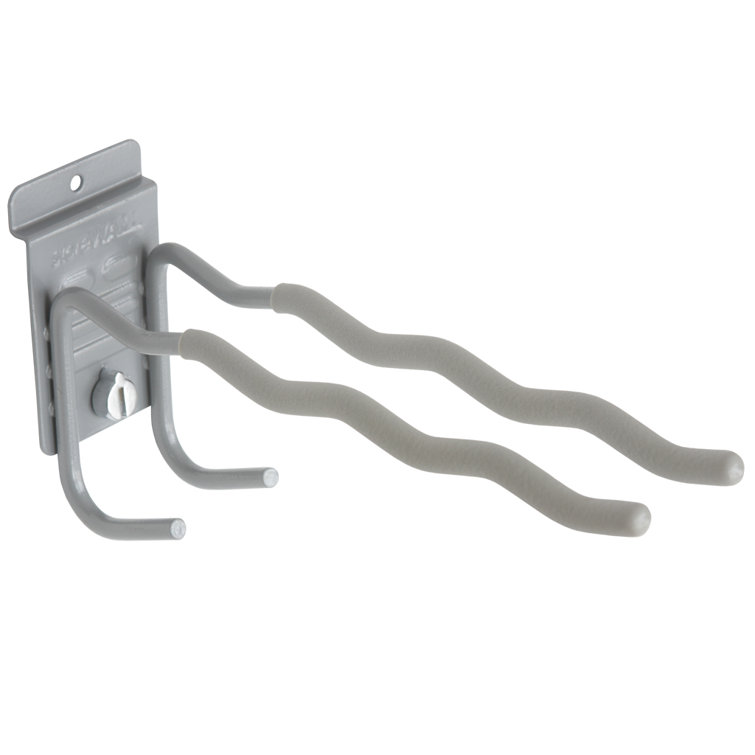 Heavy Duty Black Steel Slatwall Tool Hook with CamLok Mechanism