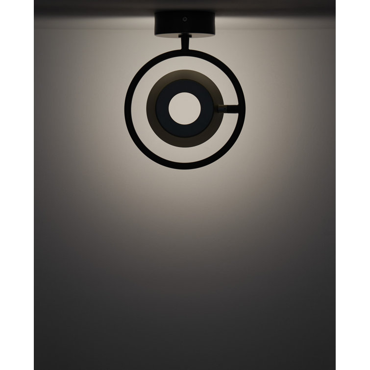 Matte Black Dimmable Ring Wall Sconce