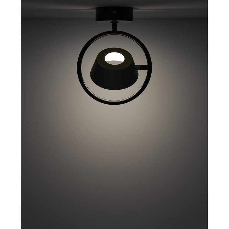 Matte Black Dimmable Ring Wall Sconce
