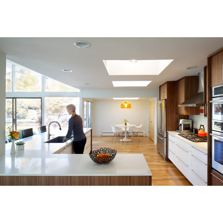 Matte Black 52cm LED Pendant Lamp with Crystal Accents