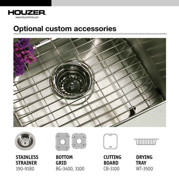 Eston 31.25'' Stainless Steel Double Bowl Undermount Kitchen Sink