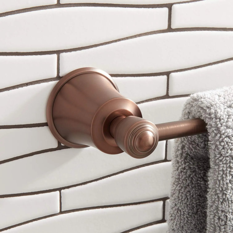 Oil Rubbed Bronze 4-Piece Bathroom Hardware Set