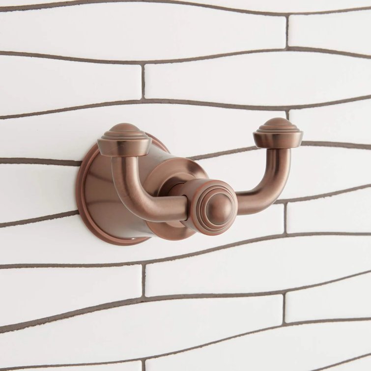 Oil Rubbed Bronze 4-Piece Bathroom Hardware Set