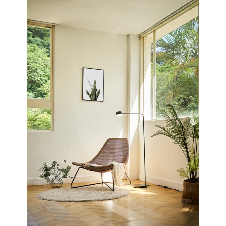 Arc Adjustable Matte Black 48.6" Floor Lamp
