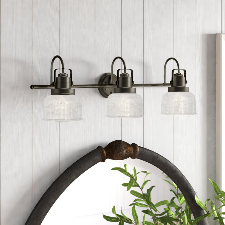 Archie Venetian Bronze 3-Light Bath & Vanity Fixture