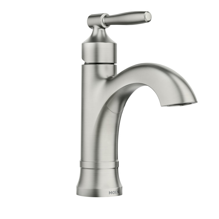 Halle Brushed Nickel Single Handle Bathroom Faucet