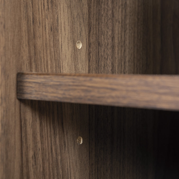 South Shore Flam 44'' Natural Walnut Multi-Function Secretary Desk