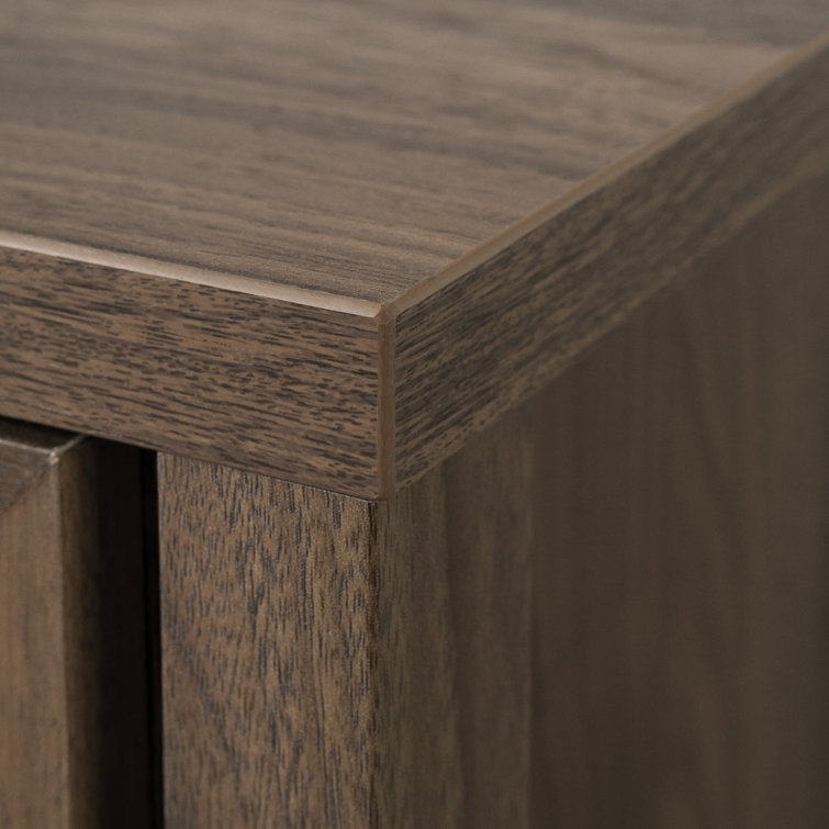 Natural Walnut 47.75'' Wide Filing Credenza with Locking Drawer