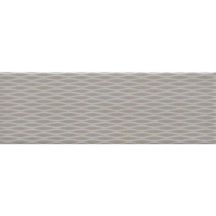 Motif II 4" x 12" Glazed Ceramic Subway Tile in Taupe