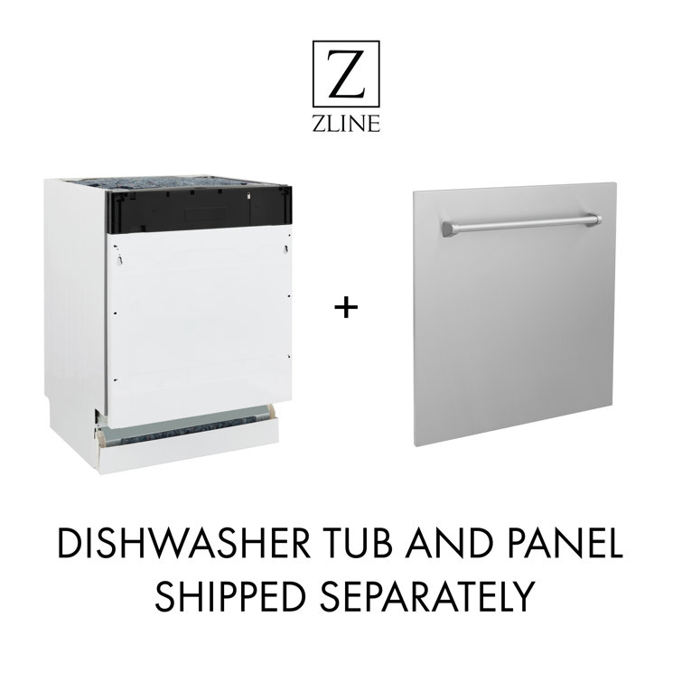24" Panel Ready Stainless Steel Tub Dishwasher with Top Control
