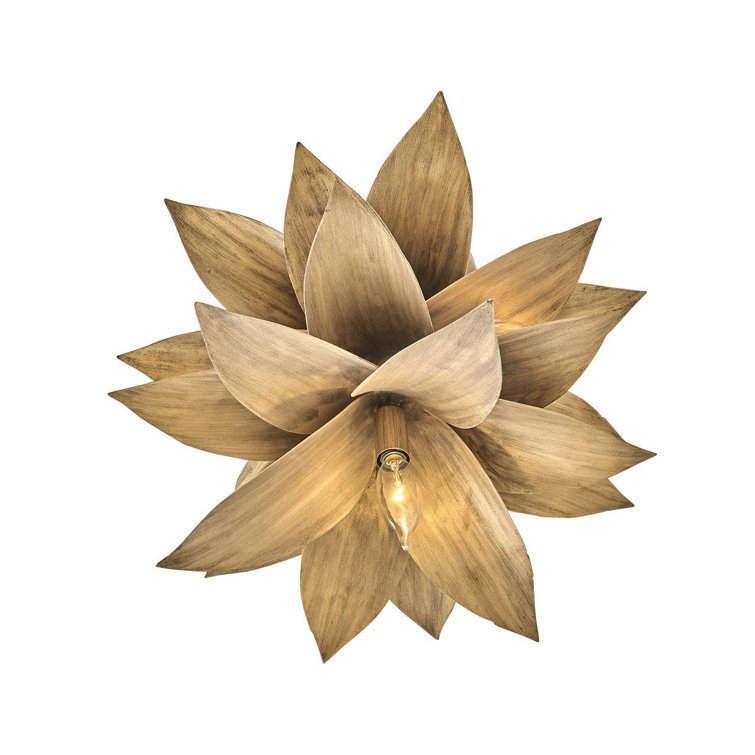 Burnished Gold 4-Light Bohemian Pendant with LED Option