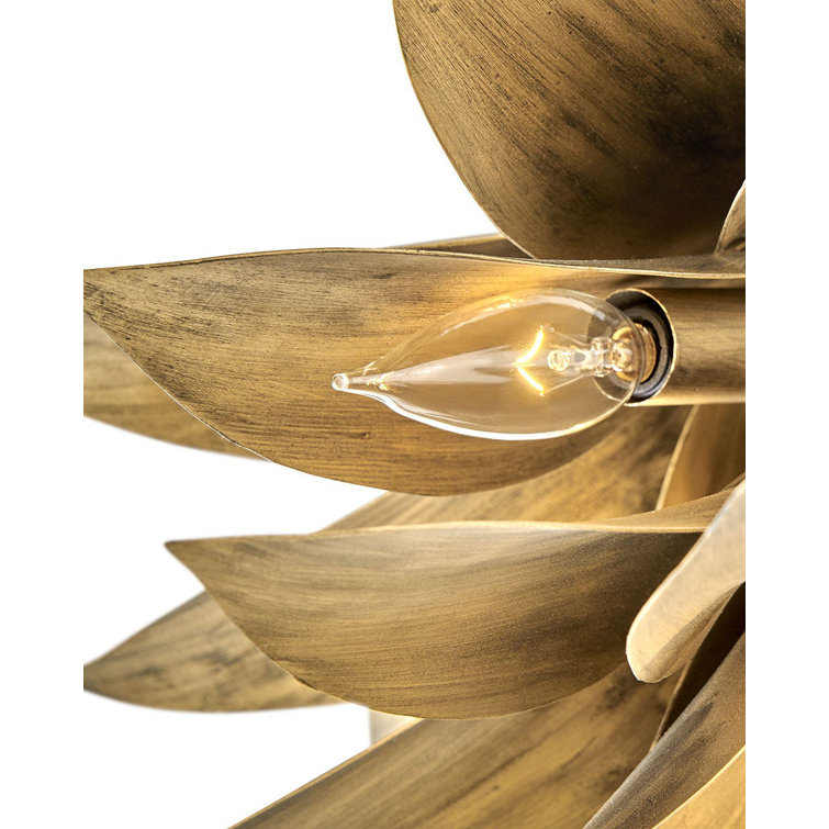 Burnished Gold 4-Light Bohemian Pendant with LED Option