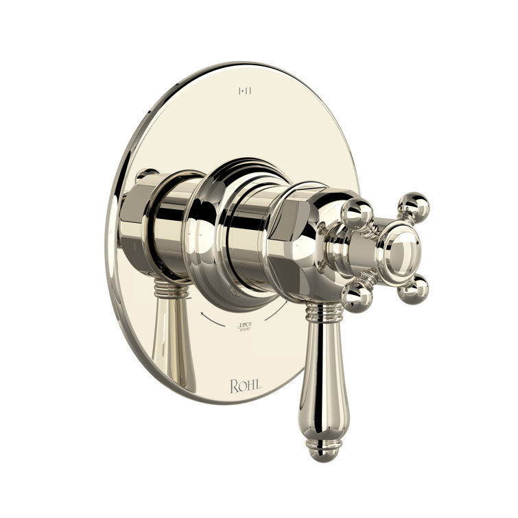 Polished Chrome Traditional Wall-Mounted Shower Trim
