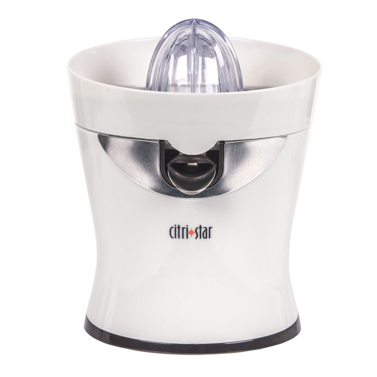 White Electric Stainless Steel Citrus Juicer