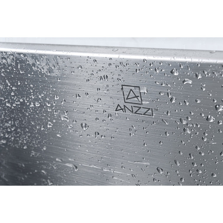 Elysian 33" Stainless Steel Double Bowl Farmhouse Sink