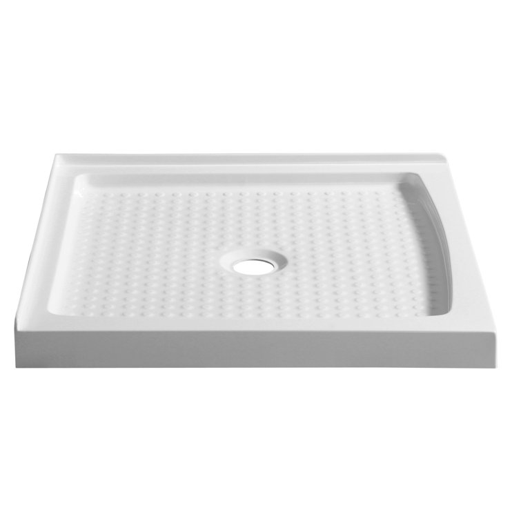 Titan Series 36'' White Acrylic Square Shower Base