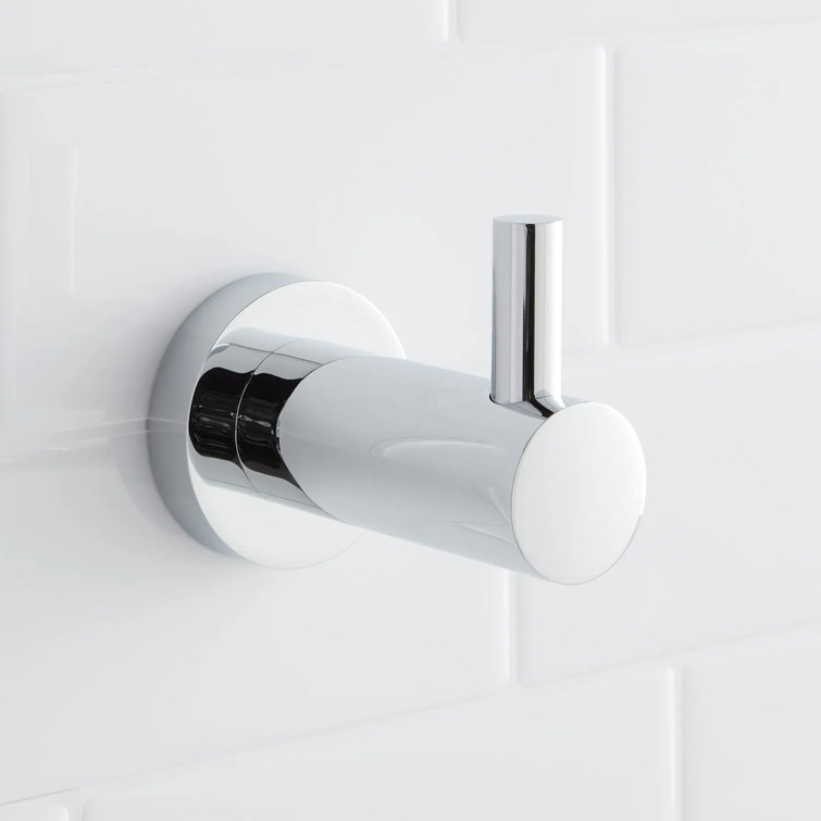 Ceeley Chrome Wall-Mount Single Robe Hook