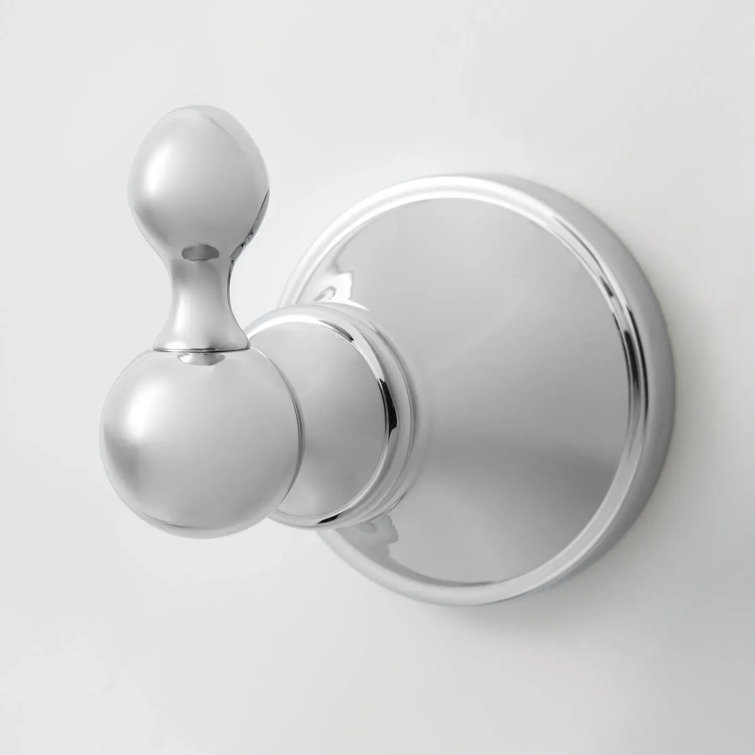 Seattle Brushed Nickel Wall-Mount Robe Hook