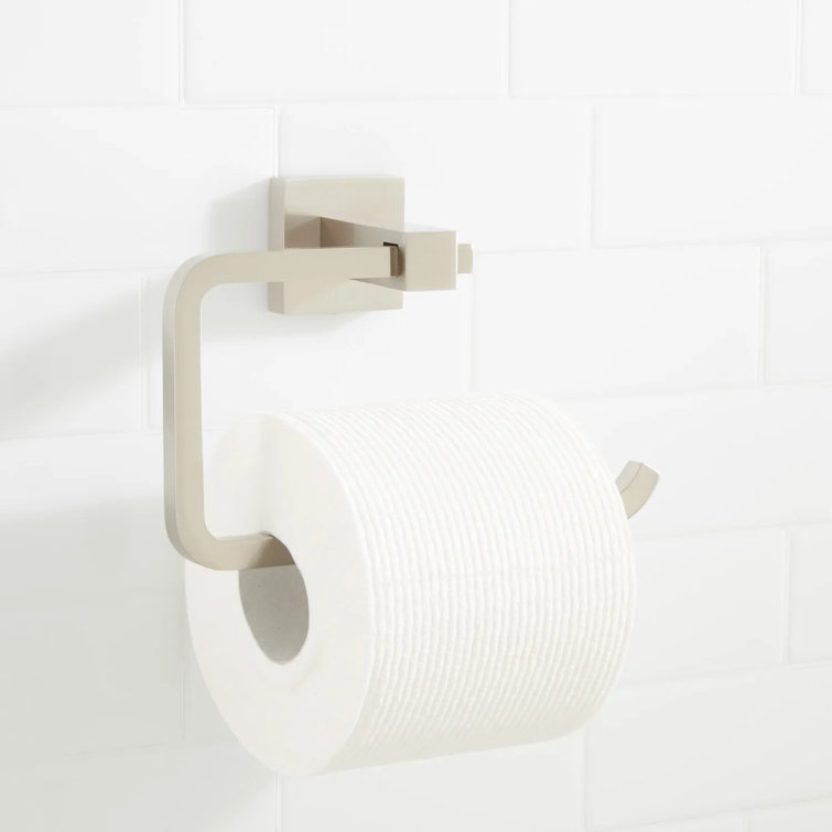 Albury Polished Brass Wall-Mount Toilet Paper Holder