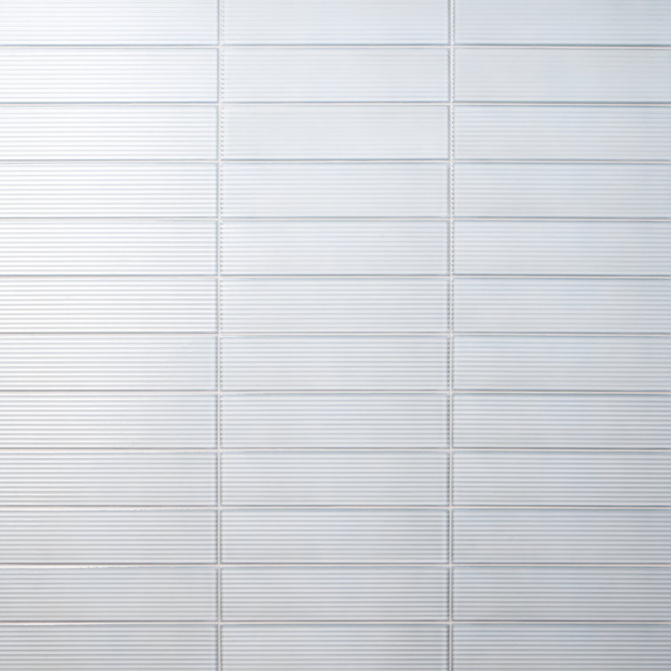 Stacy Garcia Olimar Grooved 4" x 16" Polished Porcelain Subway Wall Tile (7.74 Sq. Ft. / Case)