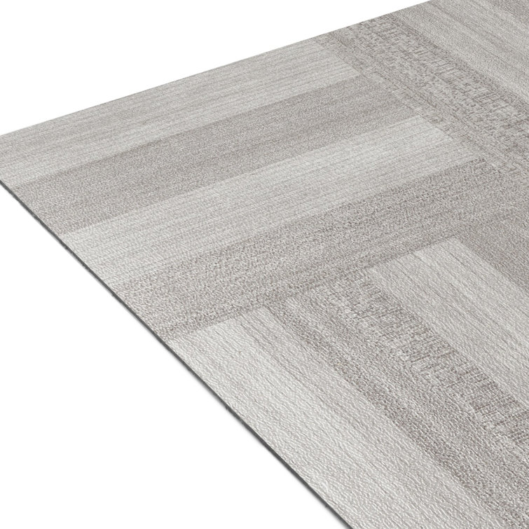 Ash Gray Wood 12" x 12" Self-Adhesive Vinyl Floor Tiles
