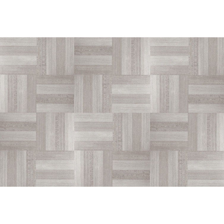 Ash Gray Wood 12" x 12" Self-Adhesive Vinyl Floor Tiles