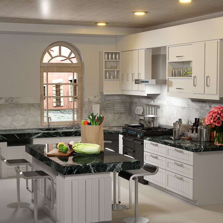 30-Inch Silver Stainless Steel Wall Mounted Range Hood with Charcoal Filter