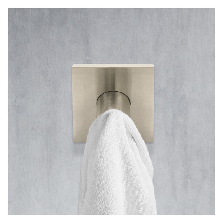 Satin Nickel 18" Modern Metal 4-Piece Bathroom Hardware Set