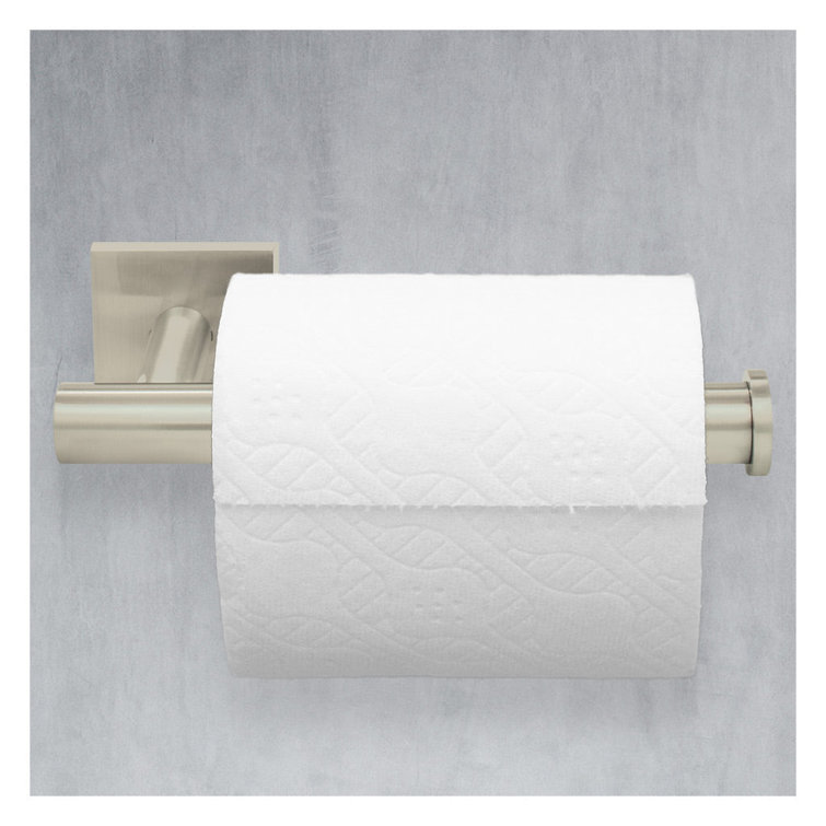 Satin Nickel 18" Modern Metal 4-Piece Bathroom Hardware Set