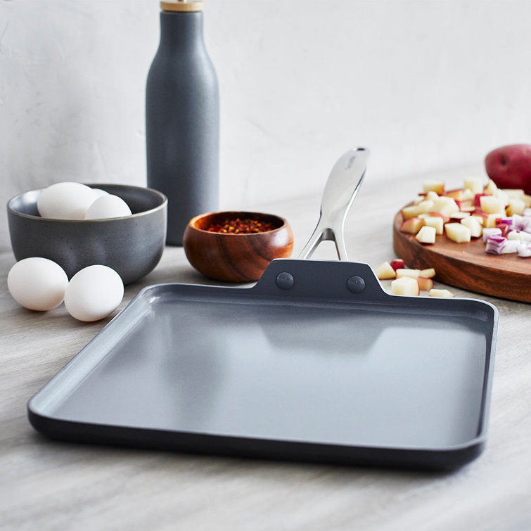 Valencia Pro Gray Ceramic Nonstick 11-Inch Griddle Pan