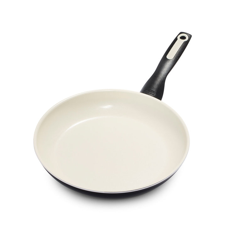 Black 10-Inch Aluminum Nonstick Ceramic Frying Pan