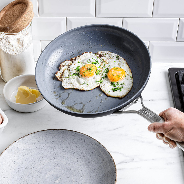 Gray 10" Aluminum Ceramic Nonstick Fry Pan