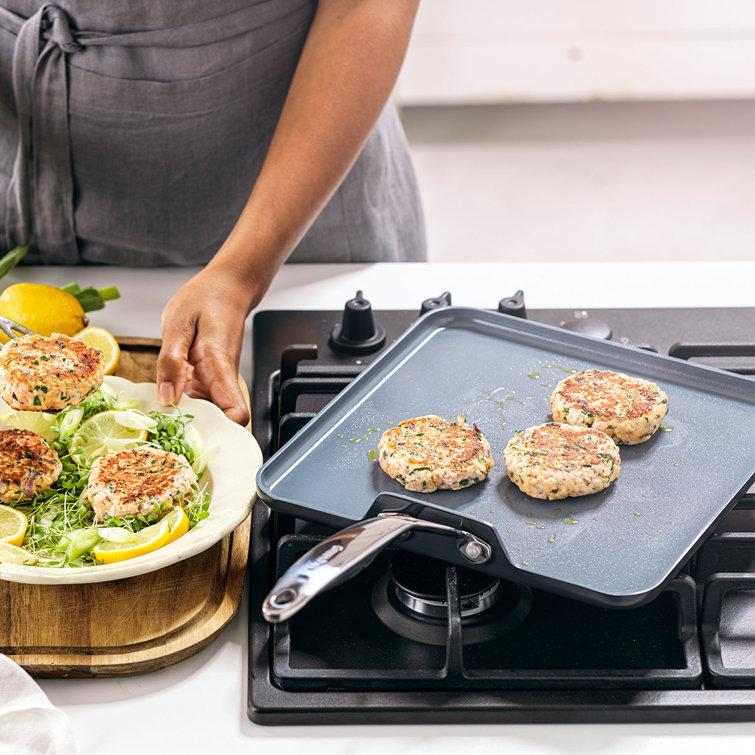 Valencia Pro Gray Ceramic Nonstick 11-Inch Griddle Pan