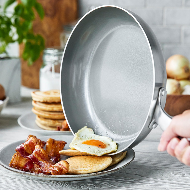 Chatham Stainless Steel Ceramic Nonstick 2-Piece Fry Pan Set