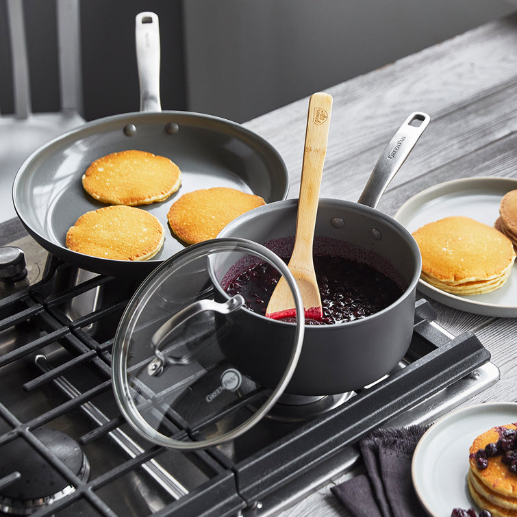 Gray 10-Piece Aluminum Ceramic Nonstick Cookware Set