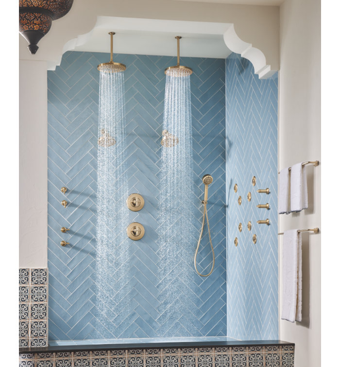 Chrome 28" Wall Mounted Modern Towel Bar