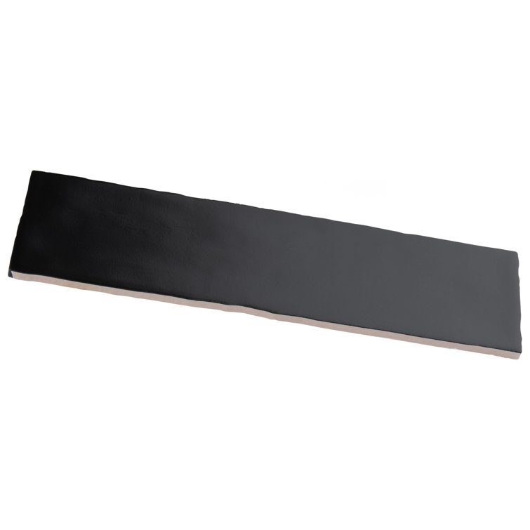Castillo Matte Black 3" x 12" Ceramic Subway Wall Tile