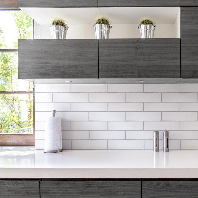 Castillo Matte Black 3" x 12" Ceramic Subway Wall Tile