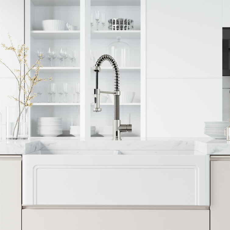 Stainless Steel Touchless Pull-Down Kitchen Faucet with Spray