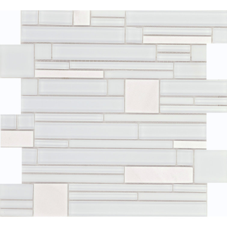 Energy Glass Interlocking Mosaic Tile for Walls