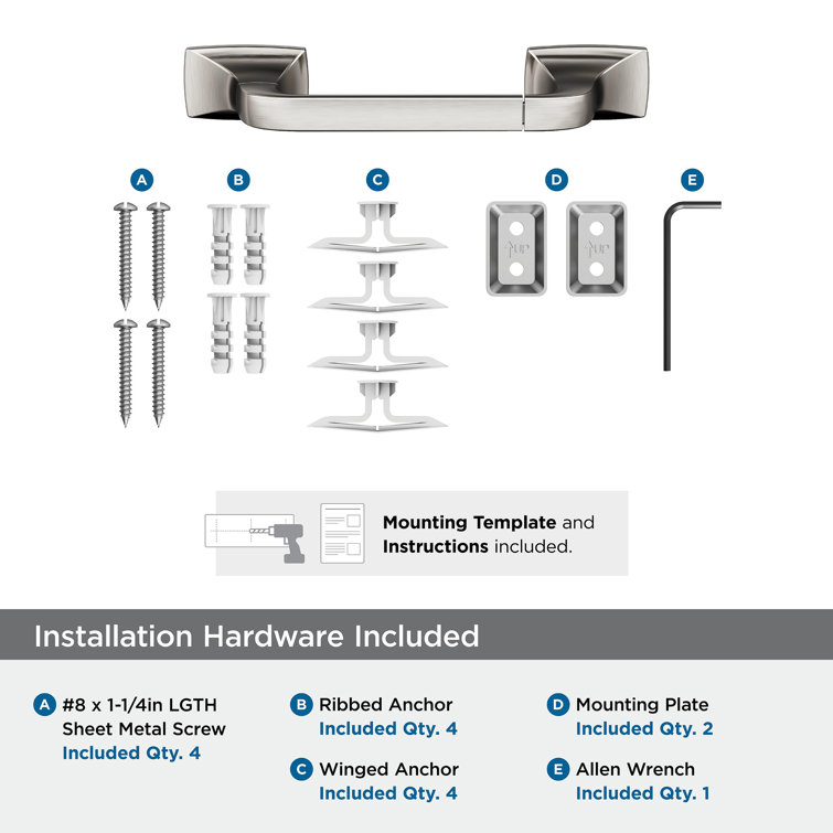 Brushed Nickel Pivoting Double Post Toilet Paper Holder