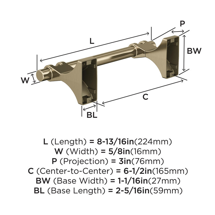 Golden Champagne Pivoting Double Post Toilet Paper Holder