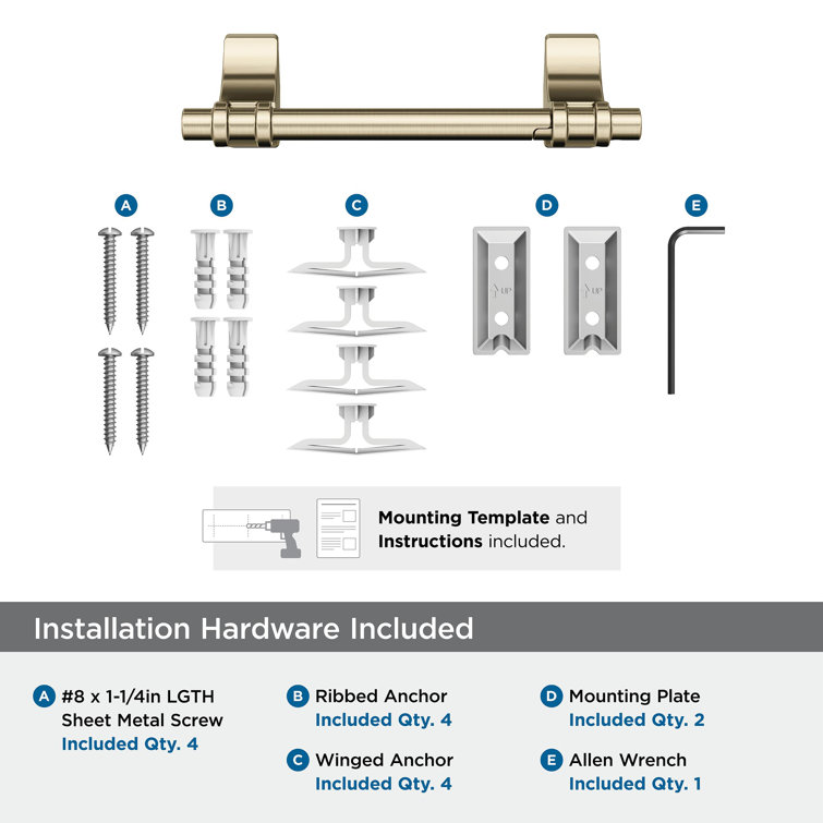 Golden Champagne Pivoting Double Post Toilet Paper Holder