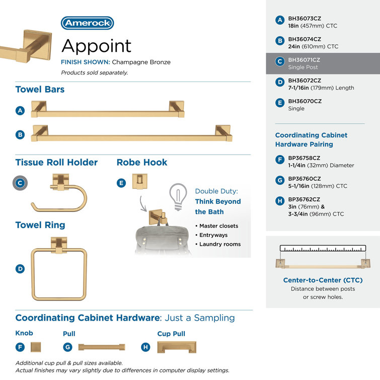 Appoint Wall Mount Toilet Paper Holder