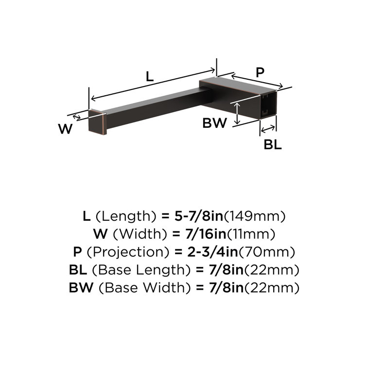 Oil Rubbed Bronze Modern Single Post Toilet Paper Holder