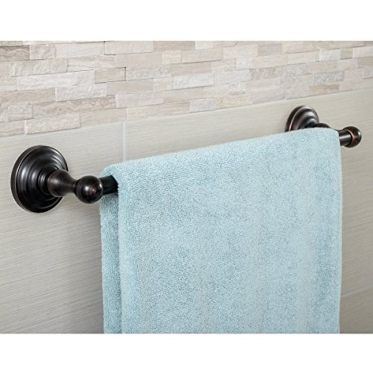 18-Inch Oil Rubbed Bronze Wall Mounted Towel Bar