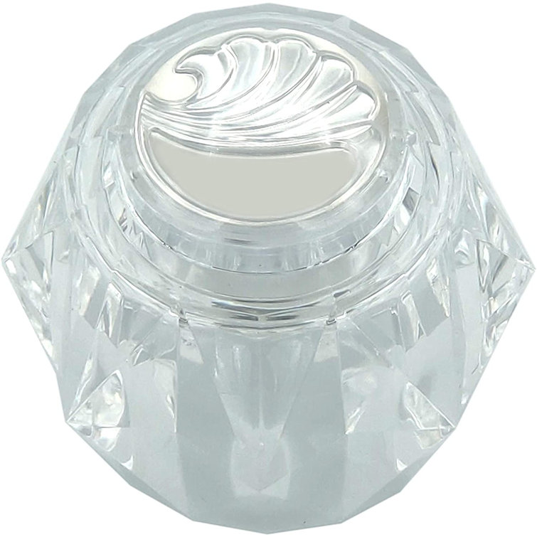 Clear Acrylic Tub and Shower Offset Handle Knob