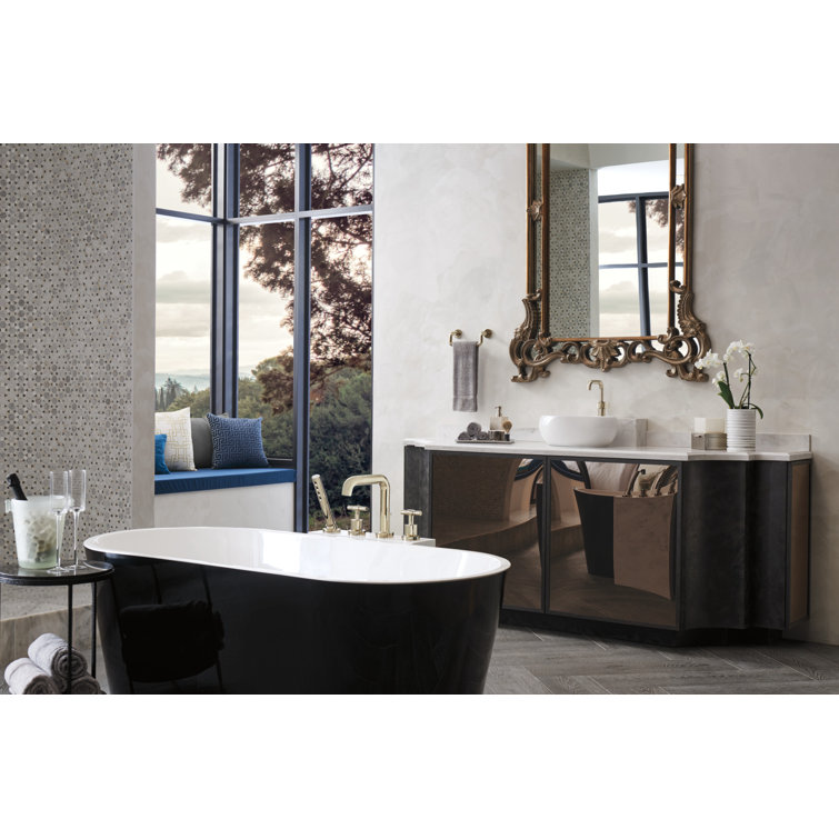 Polished Nickel Single Hole Modern Brass Faucet