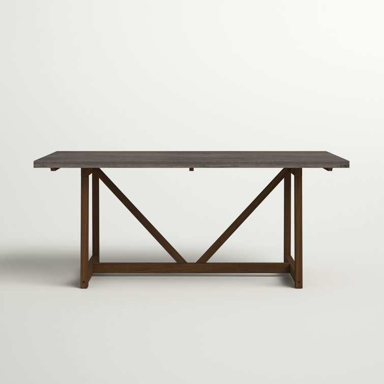Farmhouse Haven 72" Reclaimed Pine Wood Rustic Dining Table